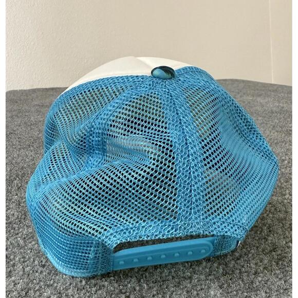 Salt Life Trucker Hat Live Salty Palm Tree Beach Ocean Blue Mesh Snapback Cap OS - Picture 7 of 7